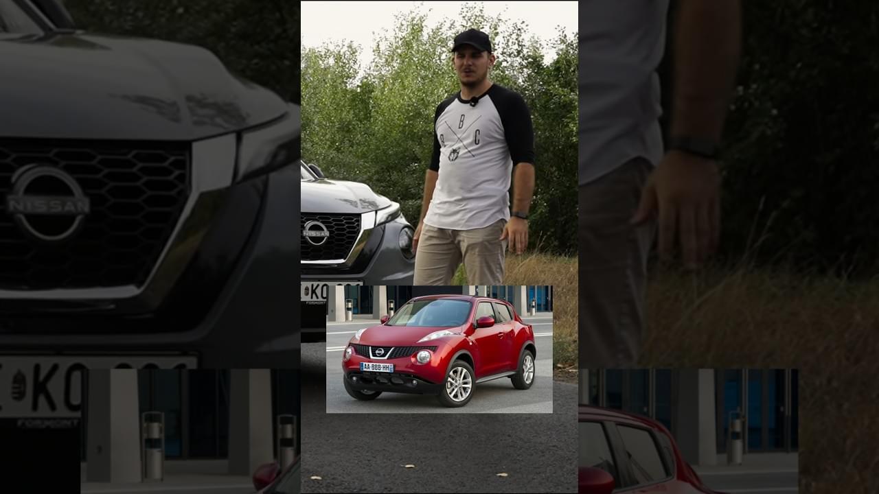 Szebb vagy csúnyább a mostani? Írd meg kommentben! 😉 #motormindz #cars #nissan #juke